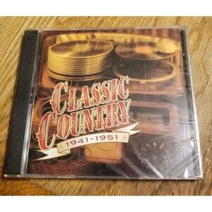Classic Country 2 CD 1941-1951 Time-Life new sealed Very Rare Find
